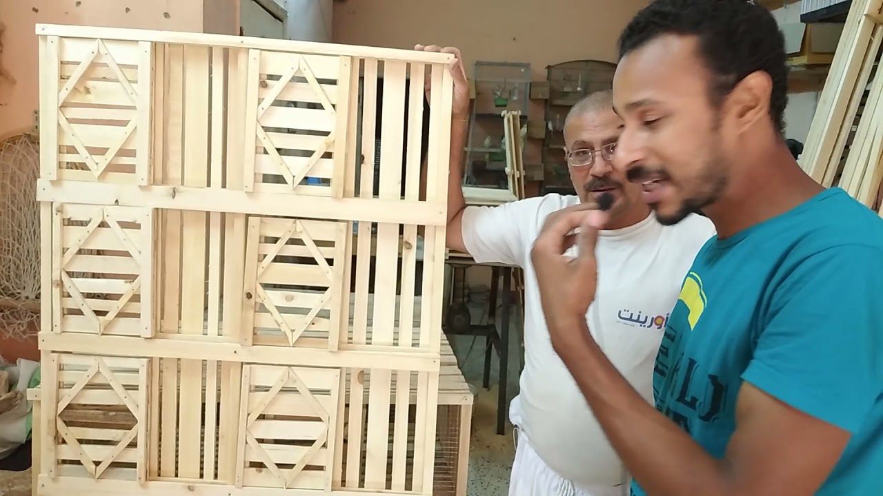 الفن فى صناعة عيون الحمام