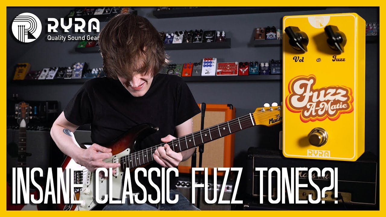 The BEST, TWEAKED Classic Germanium Fuzzface Pedal?! Fuzz-A-Matic - RYRA Pedal Demo