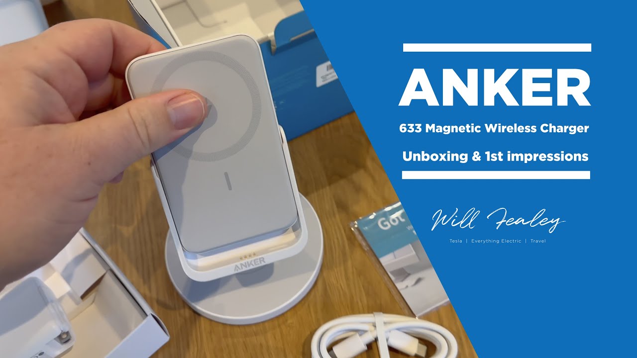 Unboxing and first impressions of the Anker 633 Magnetic Wireless Charger
