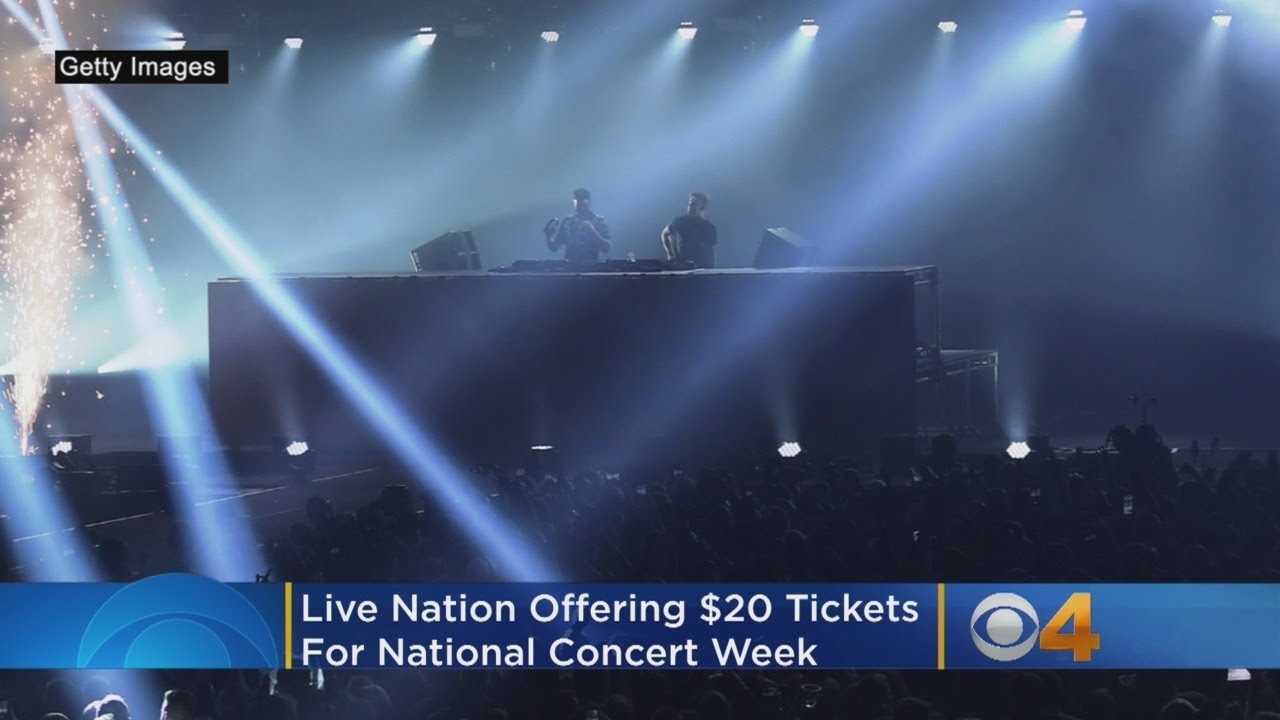 $20 Concert Tickets: Special Live Nation Sale Happening This Week