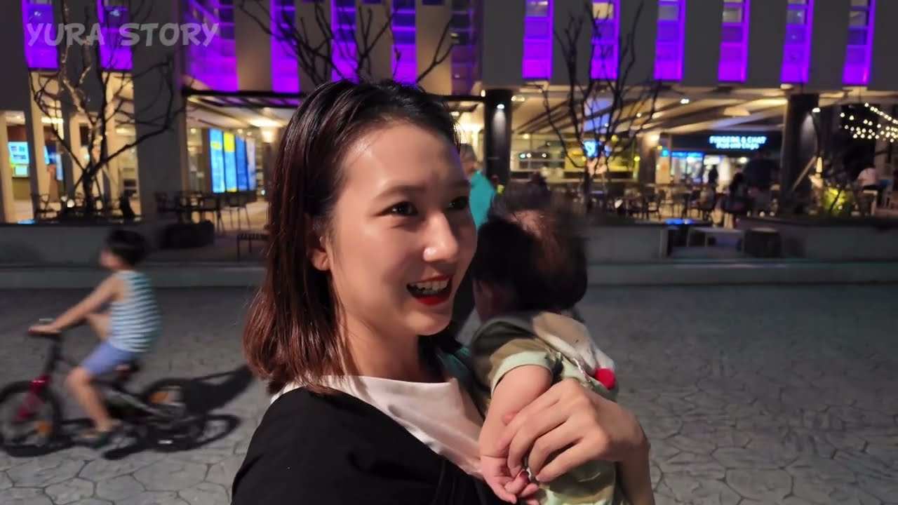 부산 여행 첫날 해운대 야경에 푹 빠진 일본인 아내