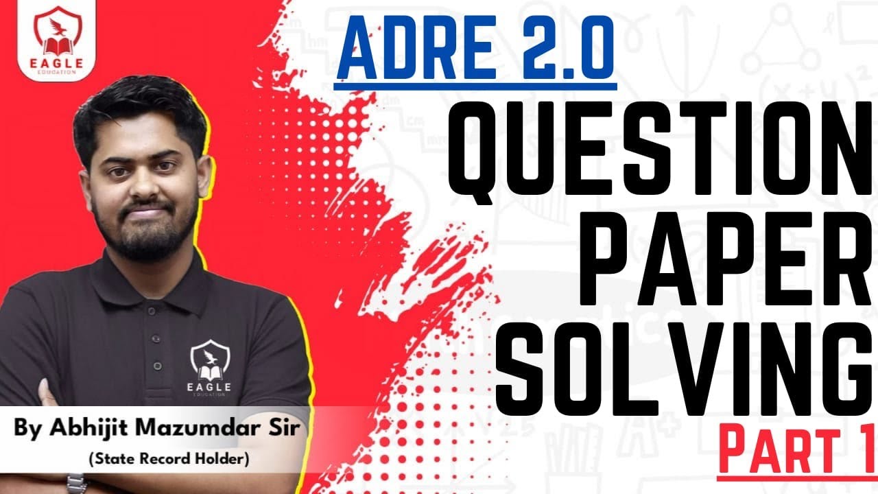 Class no 16/Question paper solving/ADRE 2.0/Maths/Abhijit Sir/EagleEducation/Target 32k