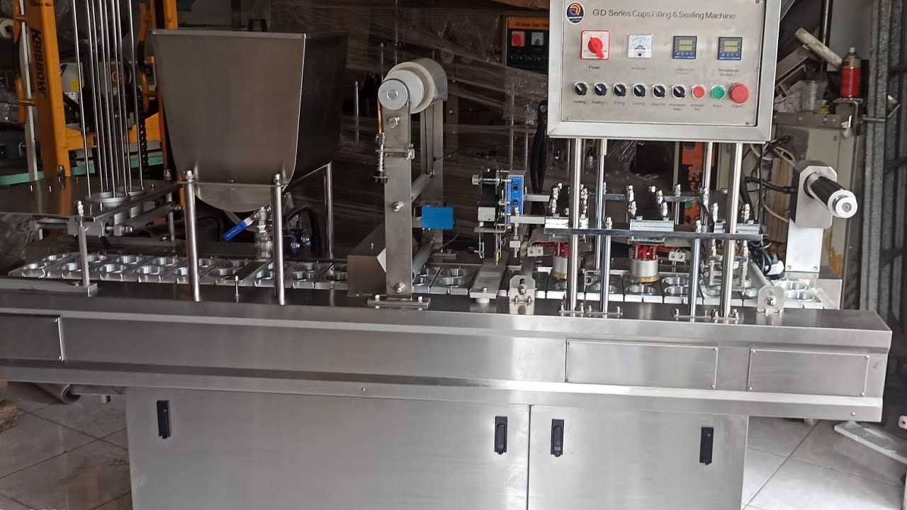 Review Cup sealer 2 Line Mekanik dan Pneumatik - Ripack Machinery