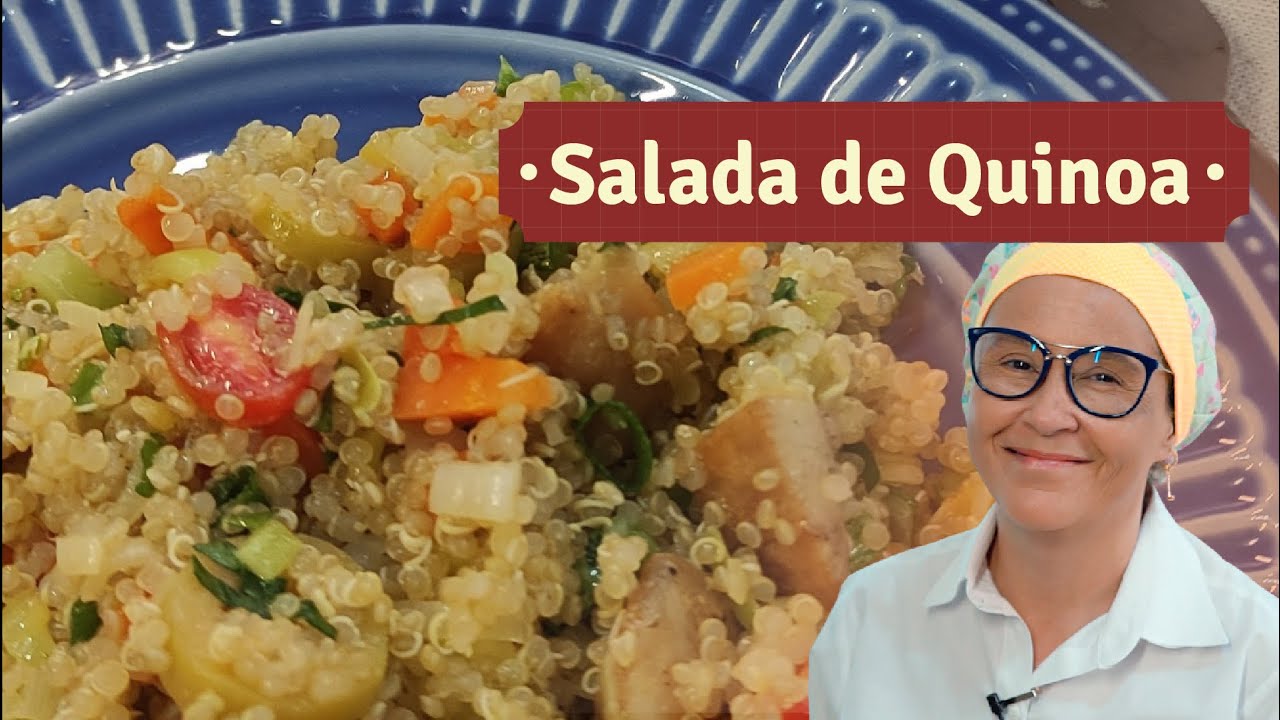 Salada de Quinoa. Saudável e Completa!