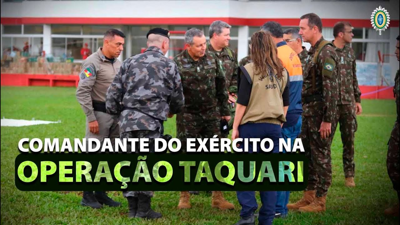 Comandante do Exército visita Rio Grande do Sul