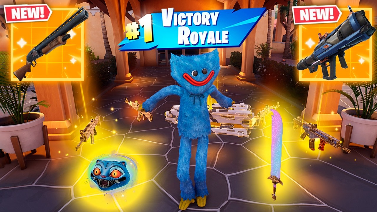 HUGGY WUGGY vs NEW MYTHIC'S CHALLENGE (NEW!! Fortnite Chapter 7 Season 1)