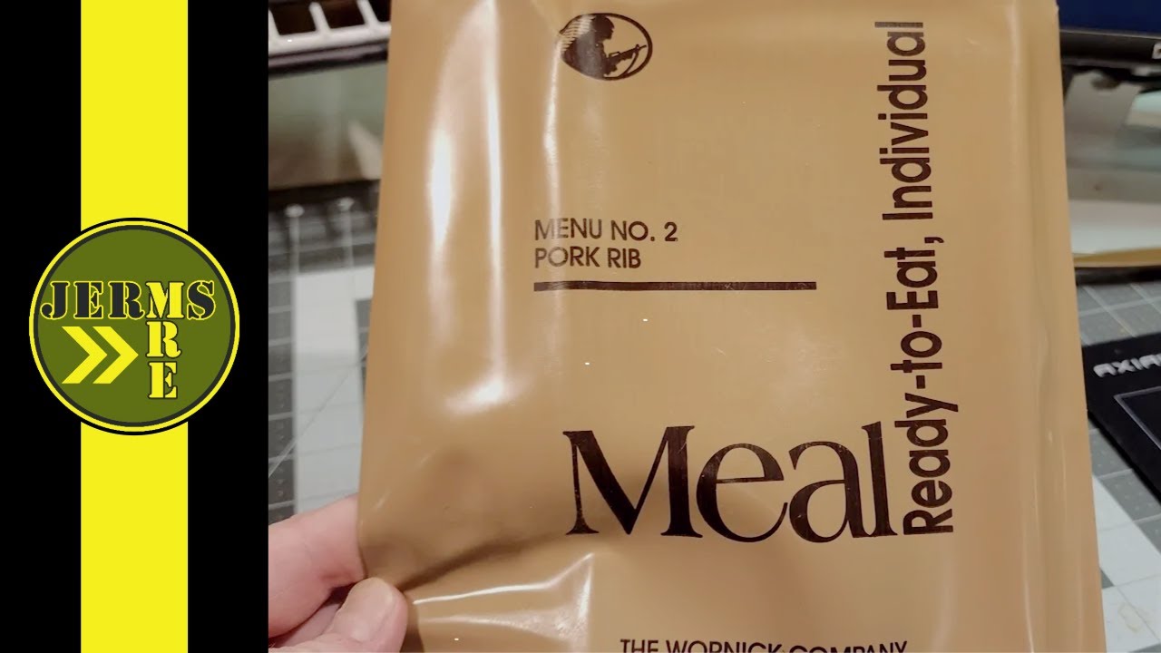 NOPE!! 2004 US MRE Menu #2 Pork Rib Review