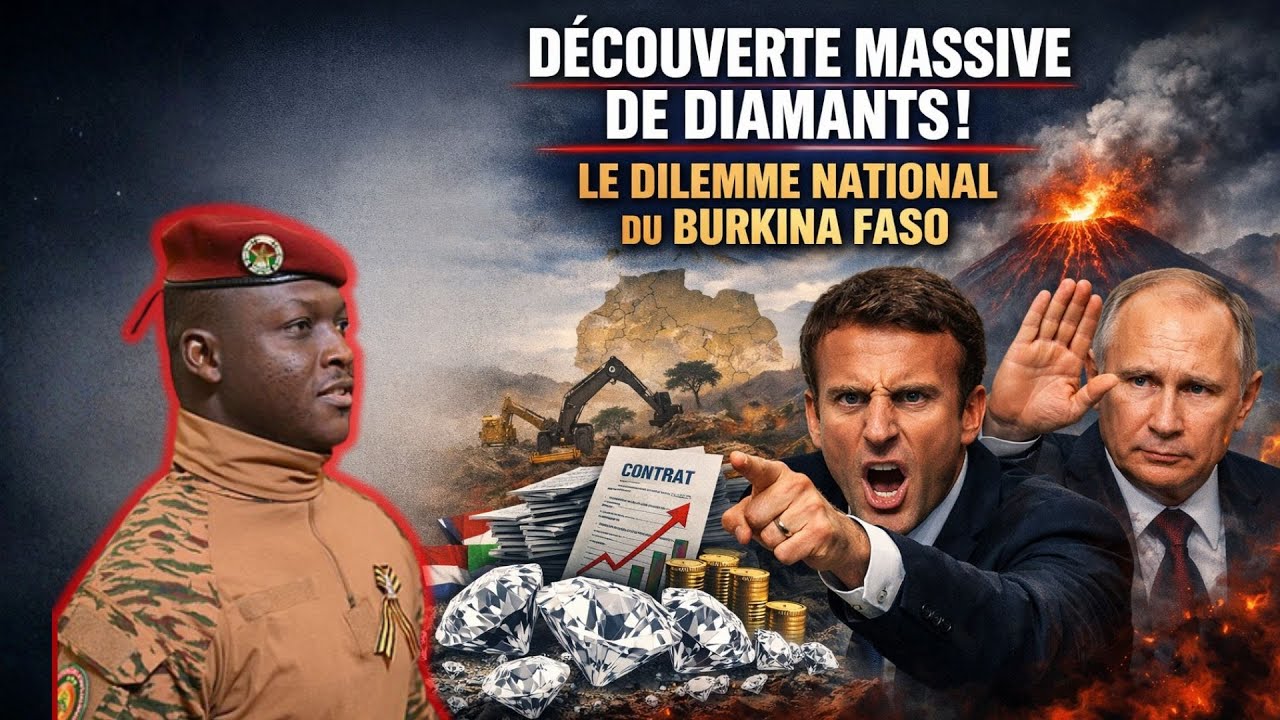 Choc au Burkina Faso : Ibrahim Traoré face à l'exploitation de Songandi – 500 millions de carats