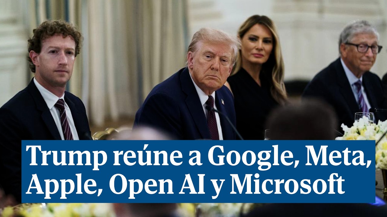 El exclusivo encuentro de Trump con Bill Gates, Tim Cook y Mark Zuckerberg en la Casa Blanca