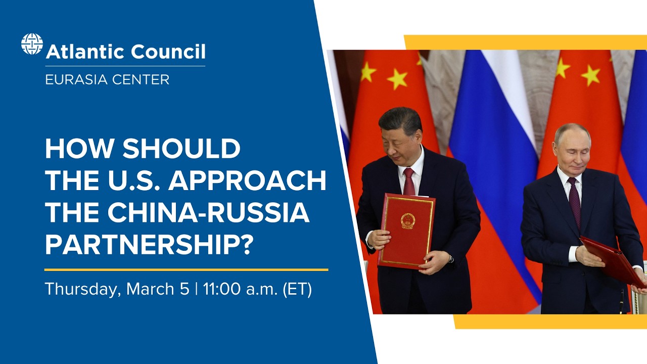 How should the United States approach the China-Russia partnership?