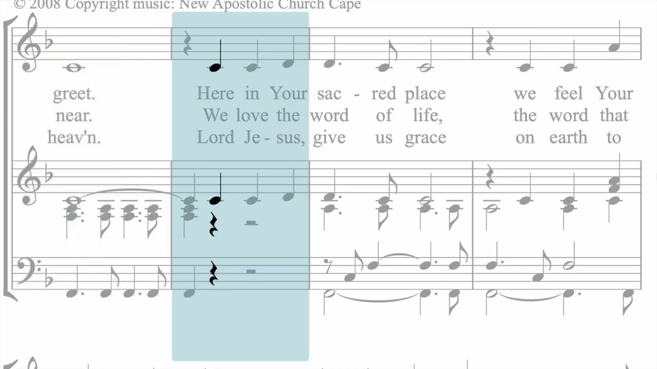 Hymnal 028 We love the place, O God