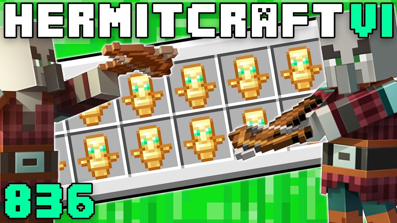 Hermitcraft VI 836 Totem Of Undying Farm!