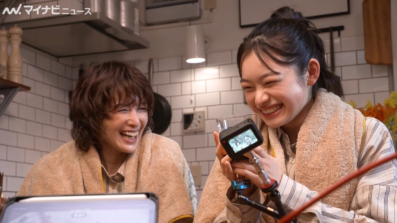 16歳・月島琉衣の素直すぎる反応が可愛い！無邪気な笑顔に全員ノックアウト　森永乳業「PURESU発酵酢ドリンク」新CMメイキング公開