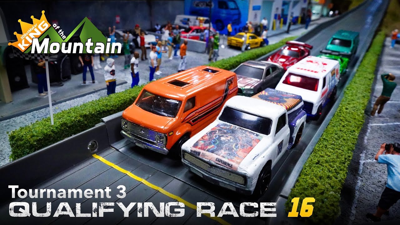 Impound Lot Race (KotM 3 / Qualify 16) Diecast Car Racing