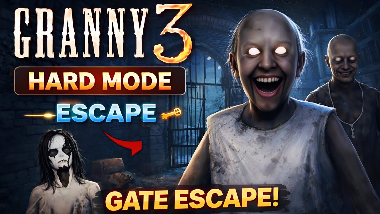 HARD MODE ME KIYA GRANNY GRANDPA KE GHAR SE ESCAPE 😅
