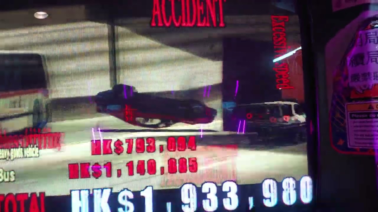 Thrill Drive 2-USA stage gameplay.