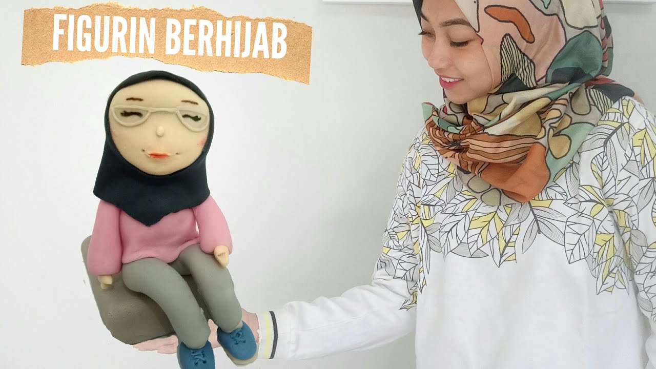 Cara buat WANITA BERHIJAB dari Fondan | #wanitajilbabfondan