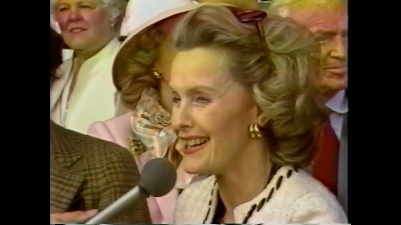 Actors Cliff Robertson & Dina Merrill at Derby