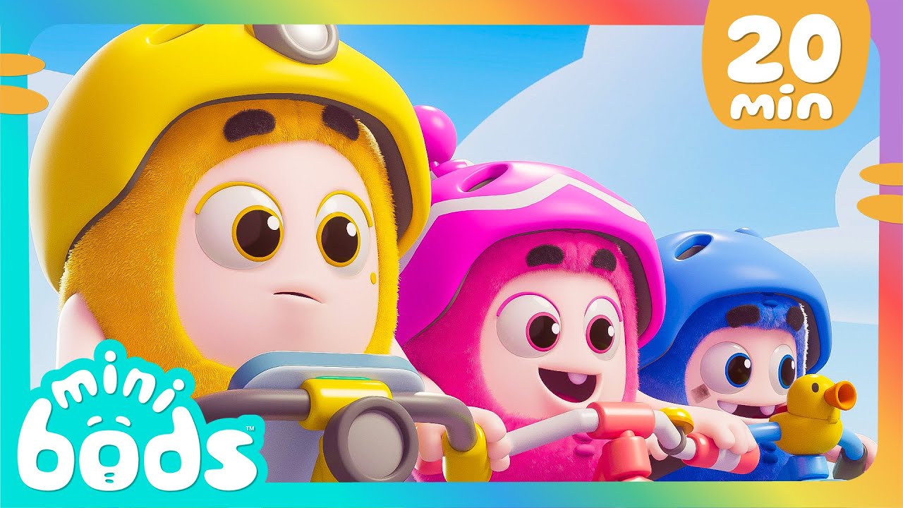 Potenza del pedale | Cartoni Animati 📺 | Video divertenti | MINIBODS | Oddbods Italia