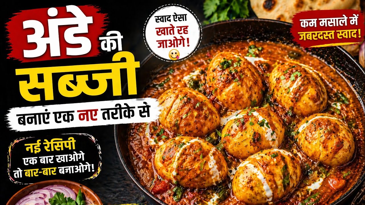 अण्डे की🥚🥚🥚 सब्जी बनाए एक नए तरीके से।@kusum kitchen 