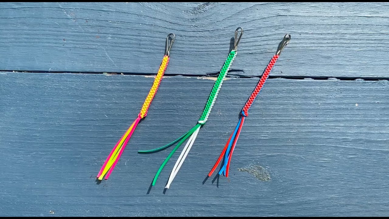 How to make a classic camp lanyard keychain