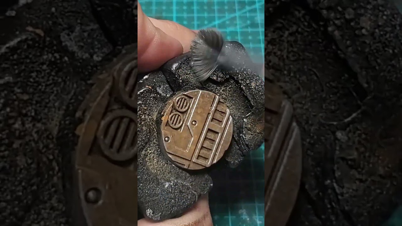 Лучшая сухая кисть для металлических оттенков?? #warhammer40k #warhammer #spacemarines #miniature...