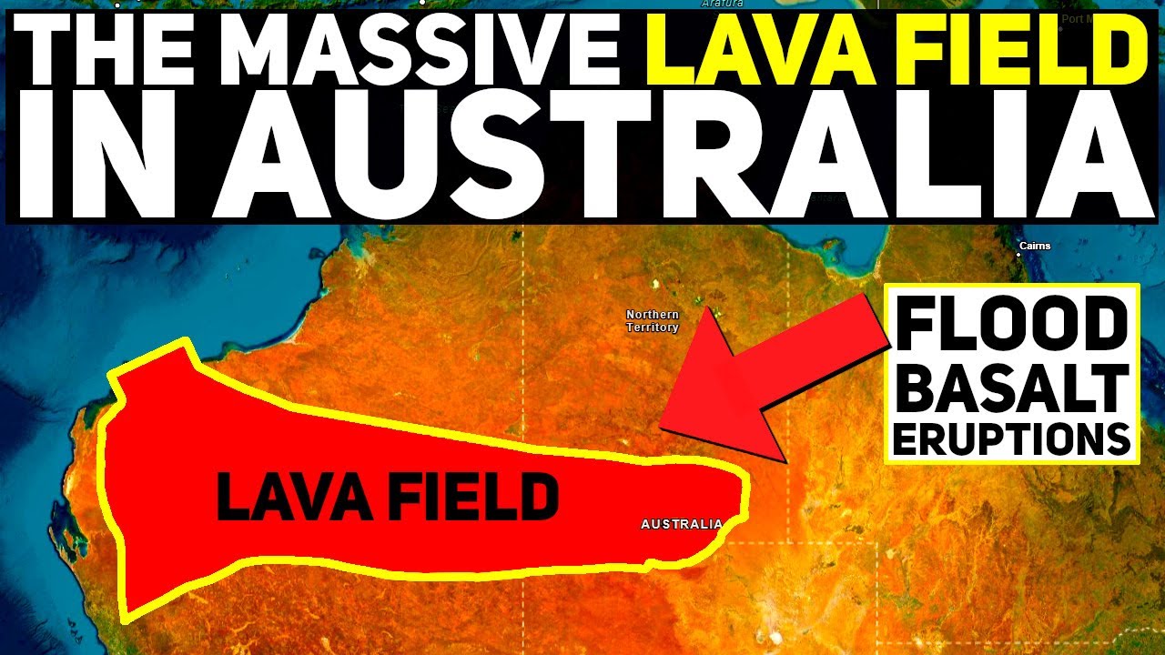 The Massive Lava Field in Australia