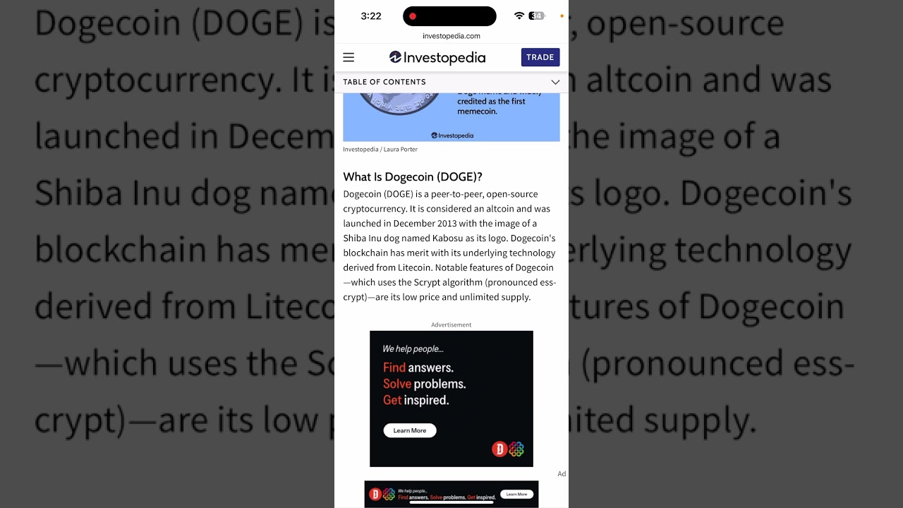 What is DODGE COIN cryptocurrency | Coin Compass