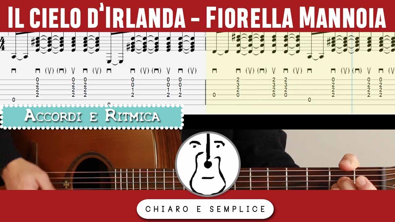 Il cielo d'Irlanda (Fiorella Mannoia) - Chitarra accordi e ritmo