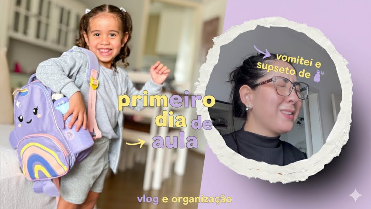 1º DIA DE AULA 🥹 | VLOG: EMOÇÃO, ENJOO DO NADA… SERÁ QUE TO GRÁVIDA? + ORGANIZEI A CASA