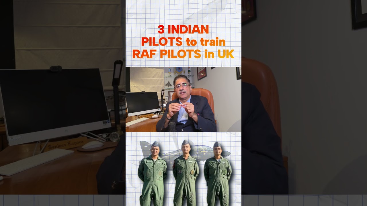 IAF Flying Instructors to train RAF Pilots. #airmarshalsanjeevkapoor #iaf #airpower