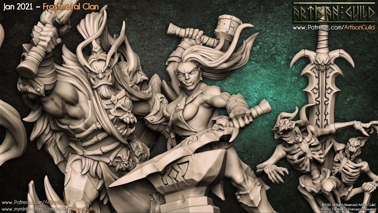 Artisan Guild Patreon - Frostmetal Clan - January 2021