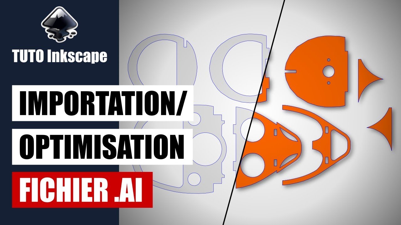 Tuto inkscape : importation optimisation fichier .ai
