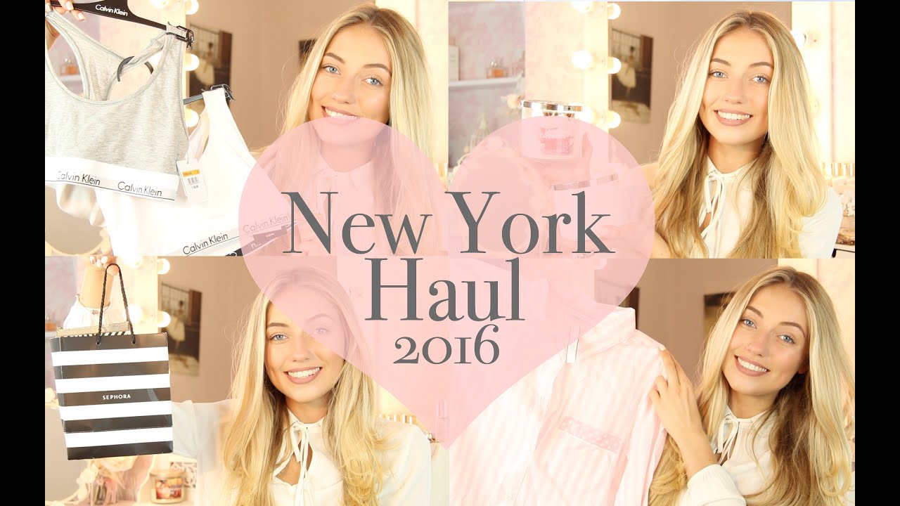 New York Haul 2016/ Calvin Klein, Victoria's Secret, Bath & Body Works, Sephora | Freddy My Love