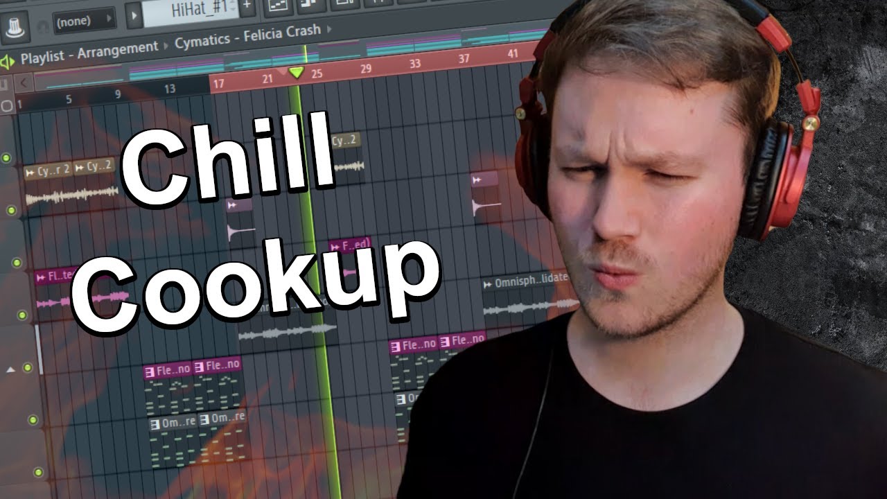 Chilling and Making Beats In The Studio