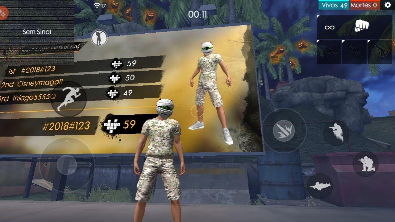 DIMINUIRAM O LANÇA KKK RESPEITA SEUS PLATINA DE BOSTA  MARCOS FREE FIRE BRASIL