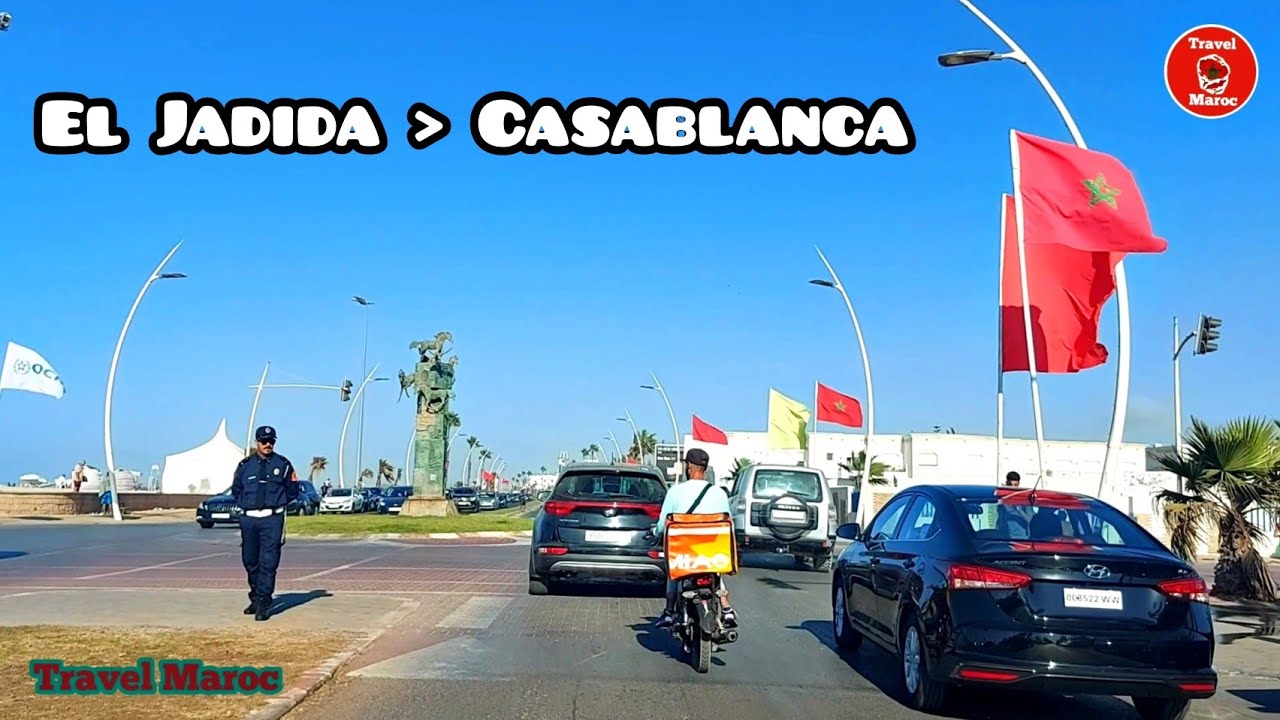Autoroute El Jadida To Casablanca الطريق السيار من الجديدة إلى الدار البيضاء