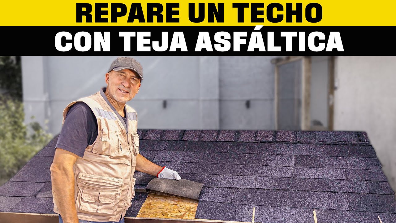 Cómo reparar un techo con teja asfáltica I Taller del especialista