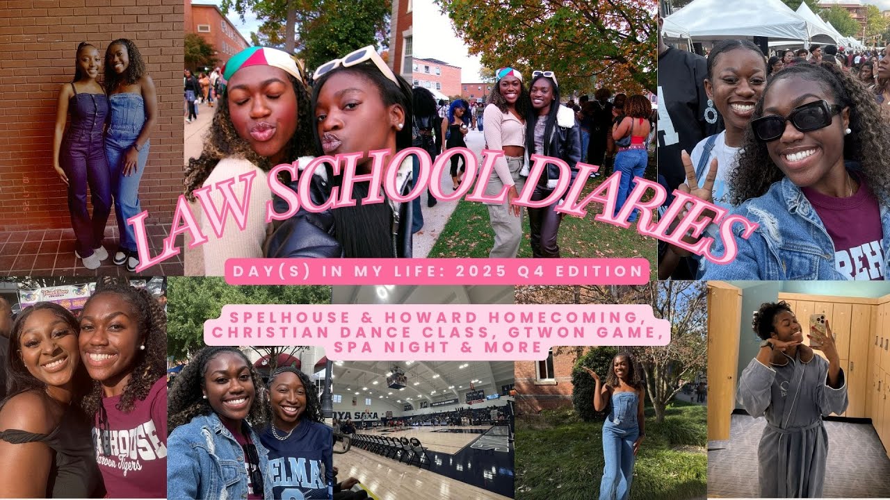 law school diaries: spelhouse & howard homecoming, christian hip hop class, & more (oct-dec dump)