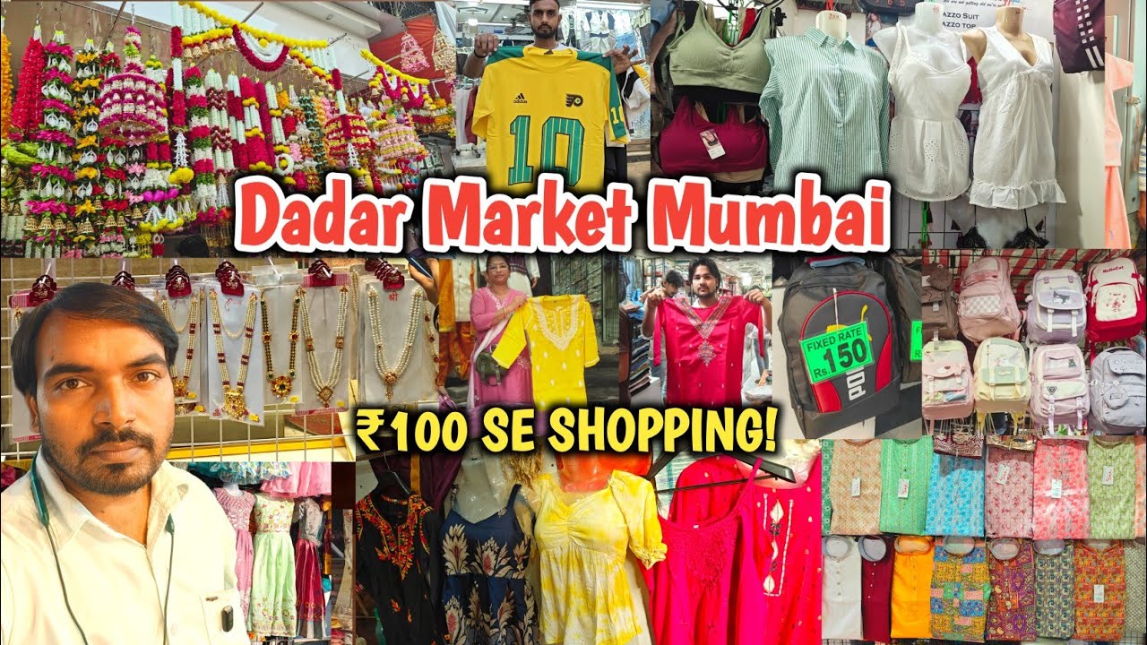 Dadar West Market Mumbai 🛍️ | Ganpati Decoration from ₹100 | Bags from ₹200 | Kurtis from ₹150
