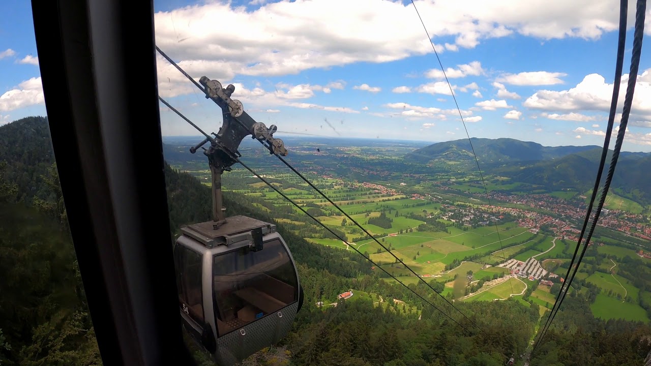 Brauneck Auffahrt mit der Gondel
