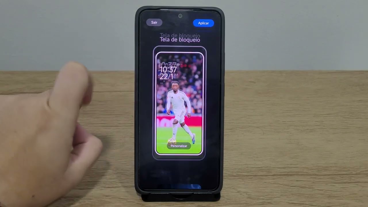 Redmi Note 12 - Como Personalizar o Relógio da tela de bloqueio