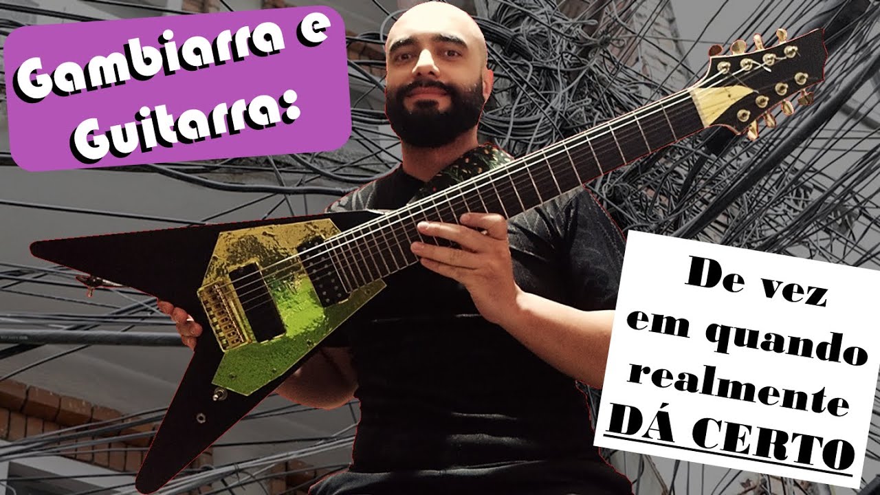 Gambiarra Vs Guitarra 8 cordas (Pt. 1): Quando as coisas dão certo