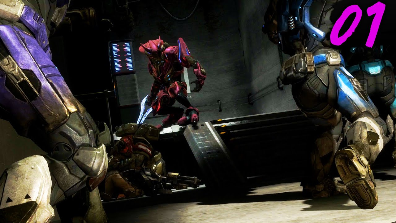 Halo Reach Walkthrough Part 1 - The Covenant (Master Chief Collection)