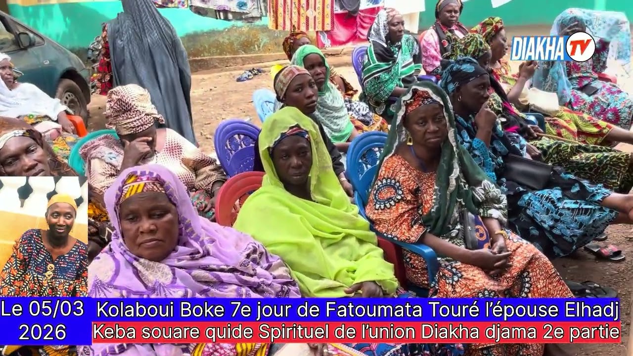 Kolaboui 7e jour de Fatoumata Touré épouse de Elhadj keba souare 2e partie 