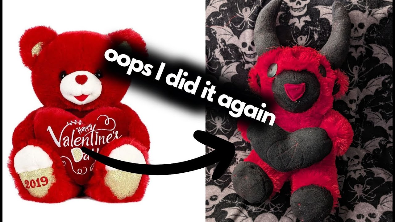 How I celebrated Valentines Day | #diy Baphomet Plushie