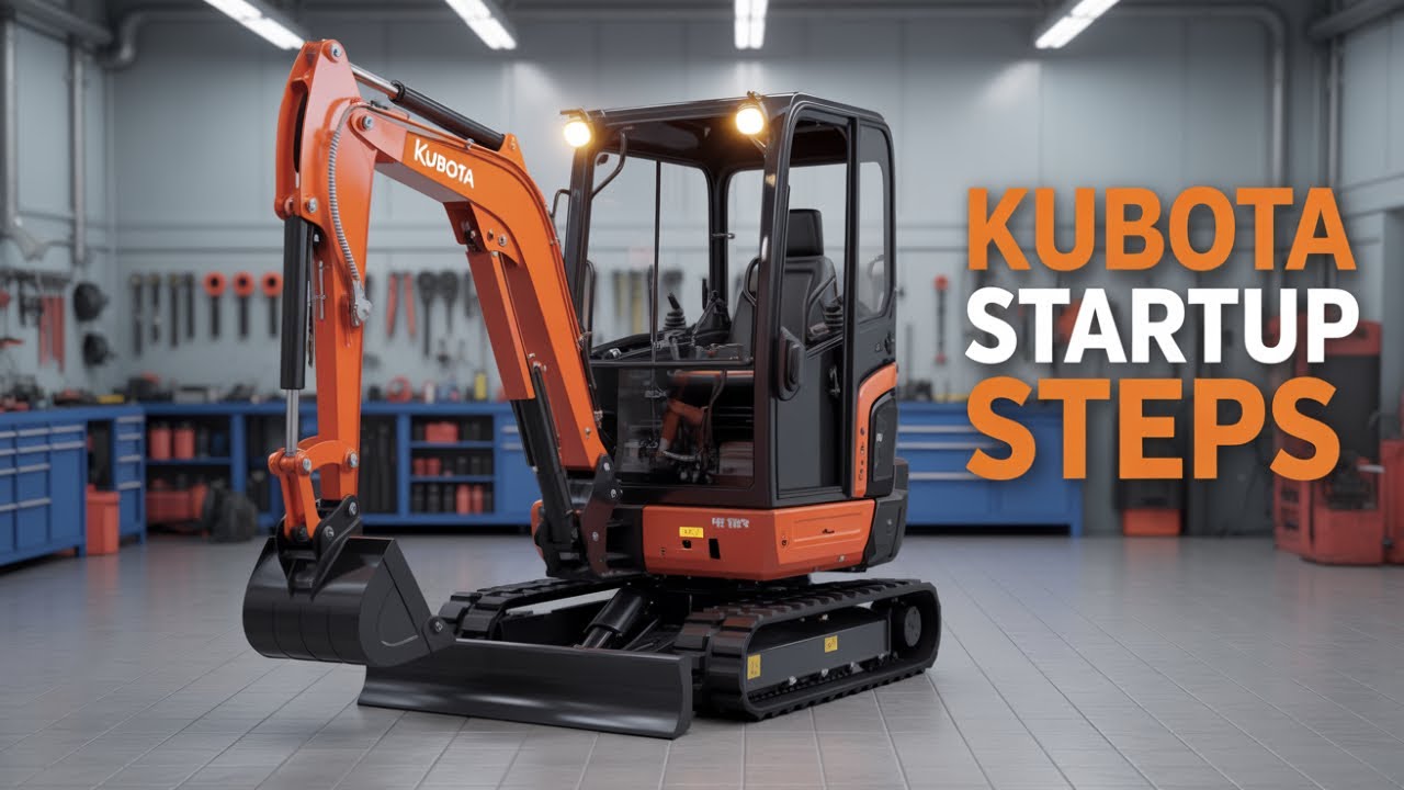 Como hacer el mantenimiento periodico excavadora hidraulica KUBOTA KX019-4?