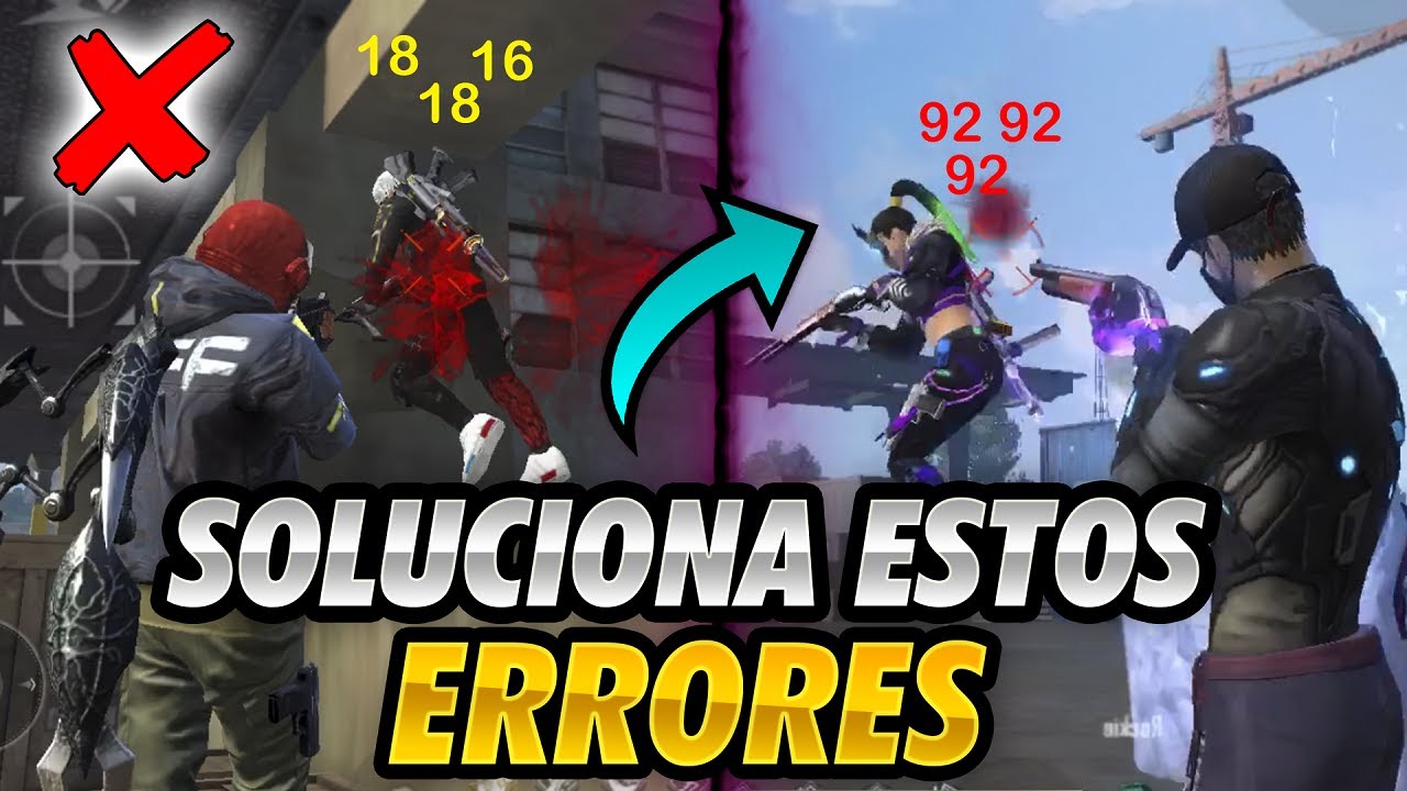 10 ERRORES que COMETES al LEVANTAR MIRA (SOLUCIONALOS) FREE FIRE | PARTE #2 😉