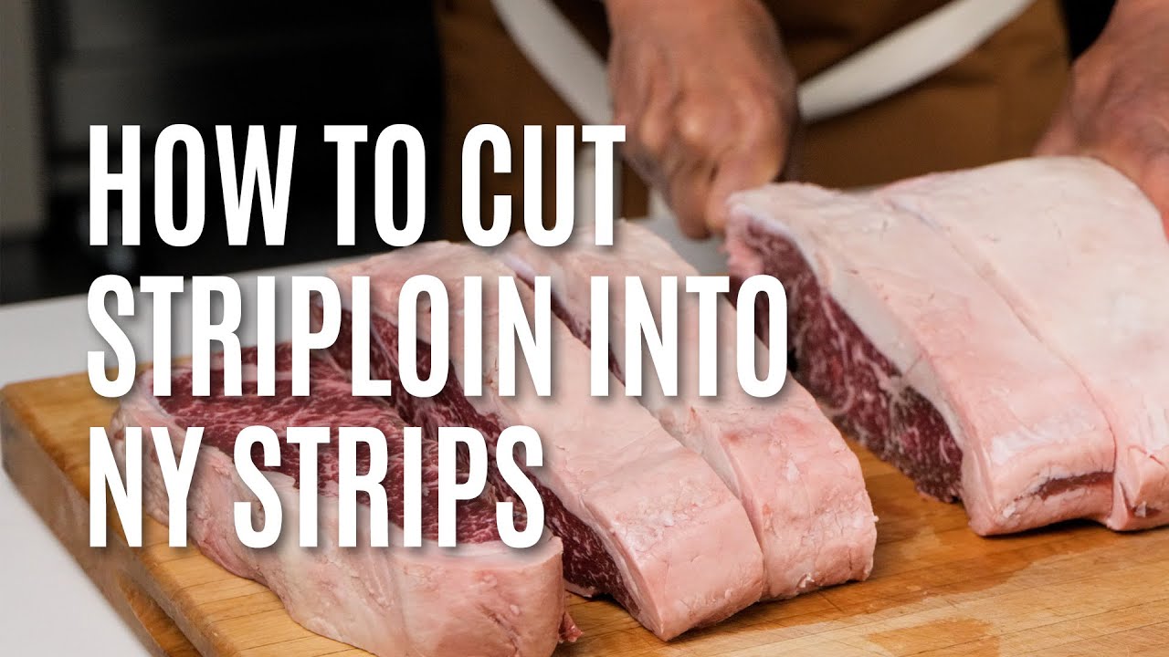 How to Butcher Striploin Into New York Strips | Butcher Shop Bootcamp
