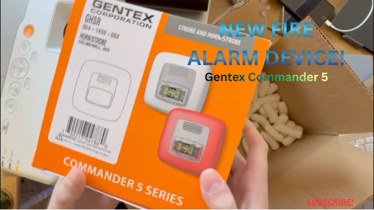 Unboxing New Fire Alarm Device | Gentex Commander 5